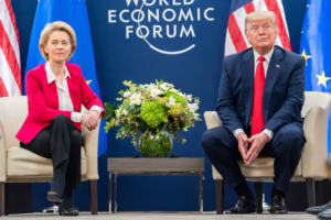 Presidenta de laUnion Europea y Trump