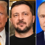 Trump, Zelensky y Putin