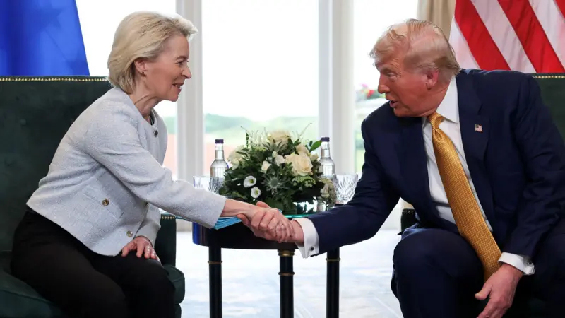 Ursula von der Leyen,presidenta comision europea, Trump presidente EEUU