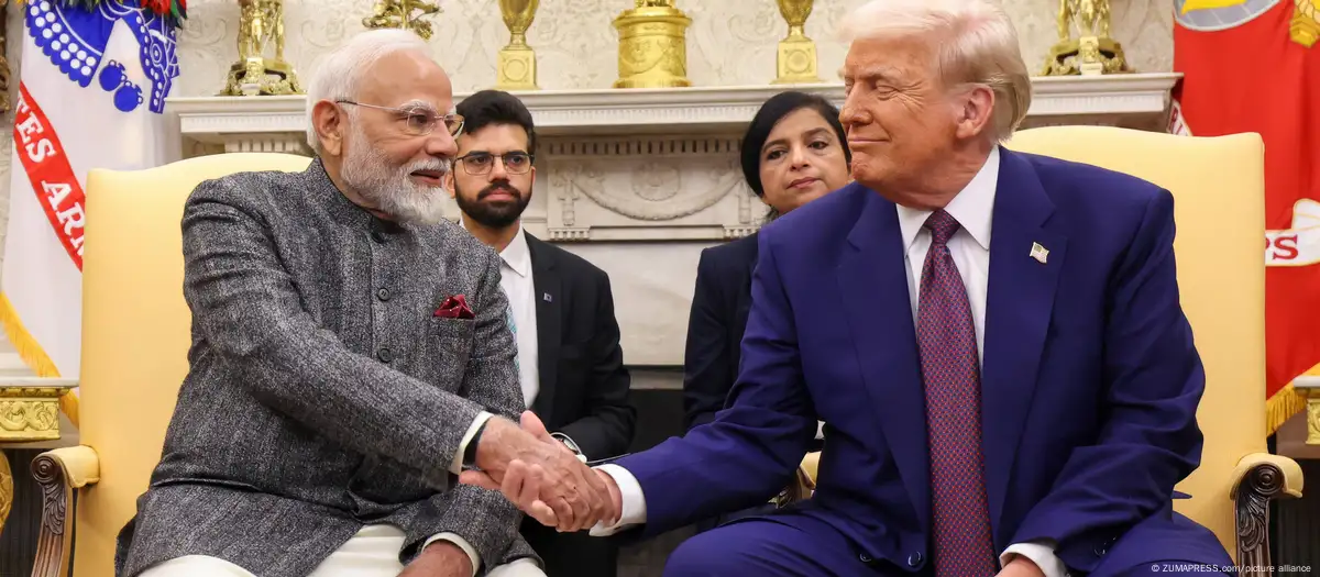 El primer ministro indio Narendra Modi y Trump