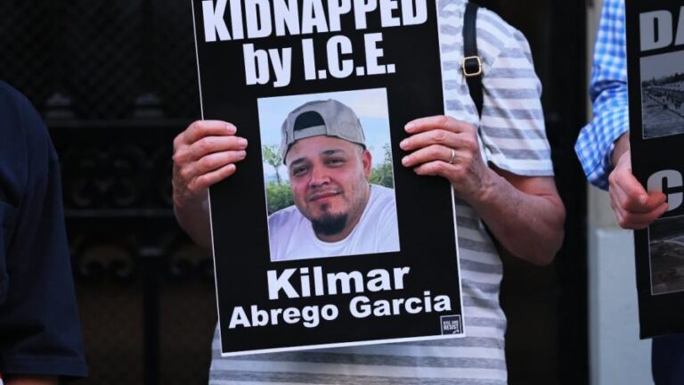 Kilmar Abrego el salvadoreño es liberado