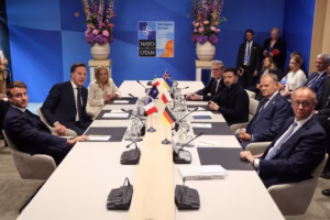 Lideres europeos en apoyo a Ucrania
