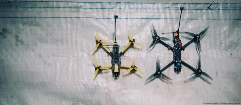 Taller de drones en Ucrania