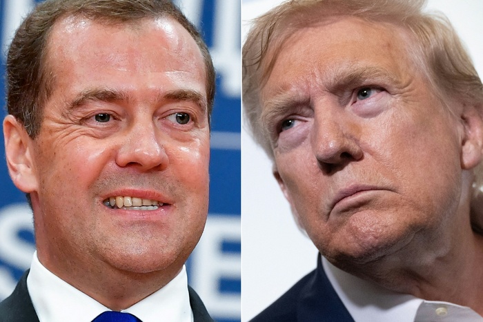 Trump y Medvedev