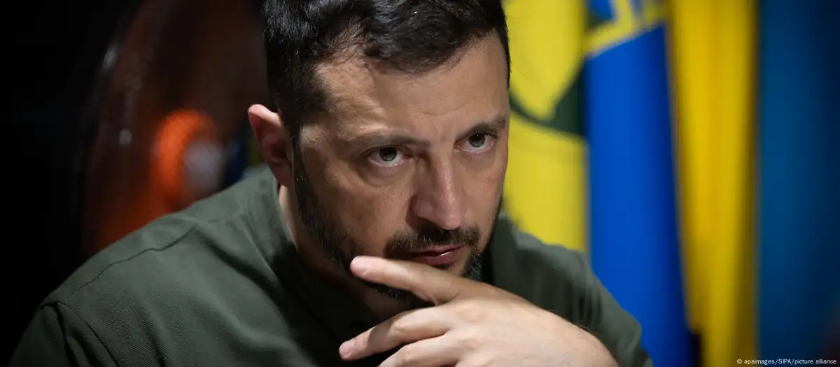 Volodimir Zelenski reclama