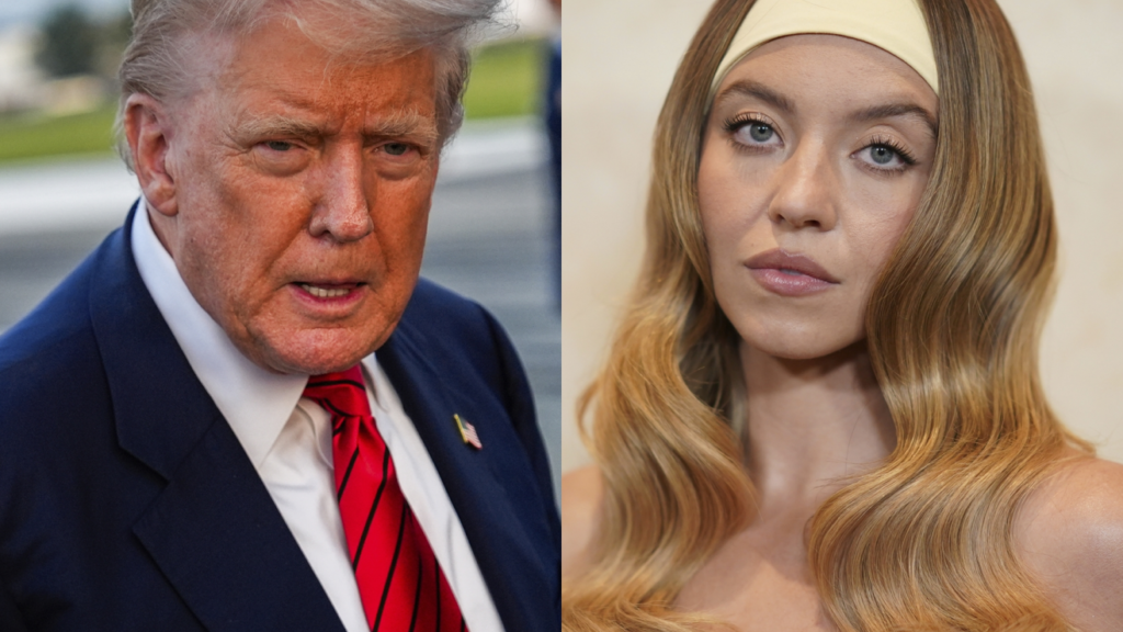 donald-trump-Sydney-Sweeney-american-eagle-