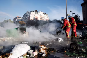 Bloqueos y barricadas en Frania por ajustes economicos