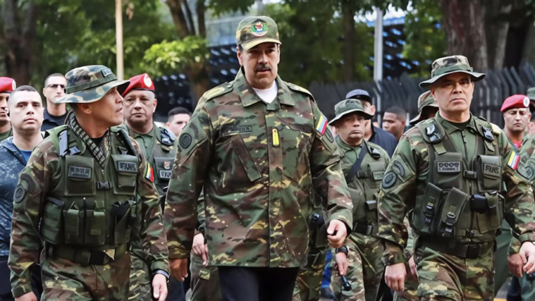 Maduro en una actividad militar