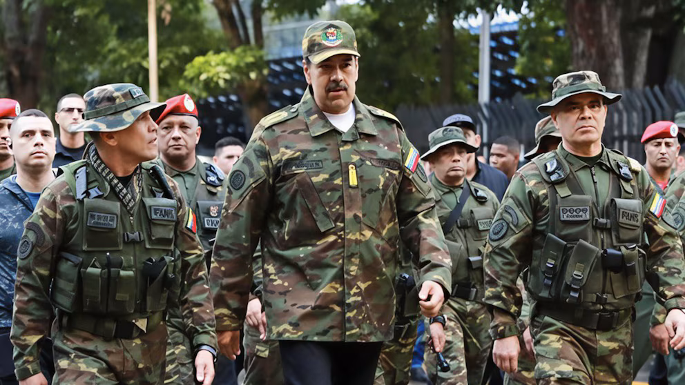 Maduro en una actividad militar