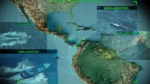 Mapa por donde trafican drogas