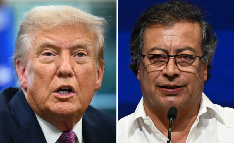 Petro y Trump mutuas acusaciones