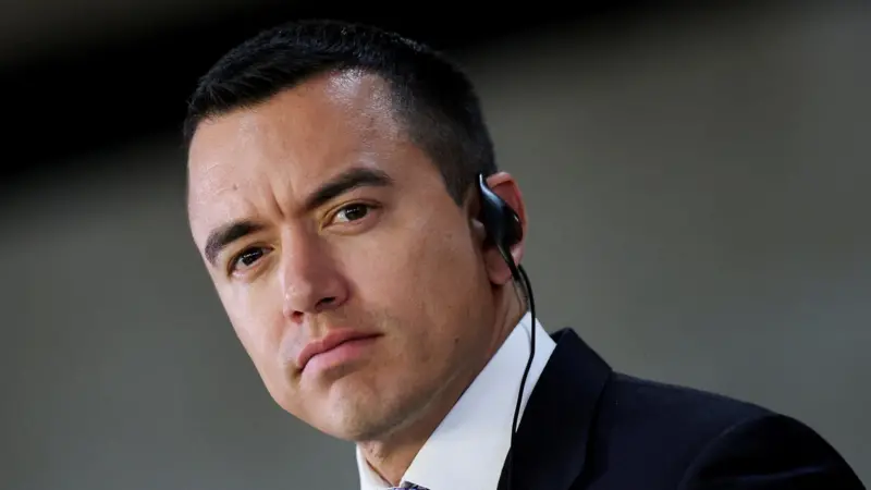 Presidente del Ecuador Daniel Noboa