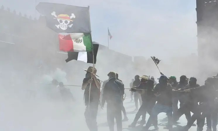 Protesta de la Generacion Z, en Mexico