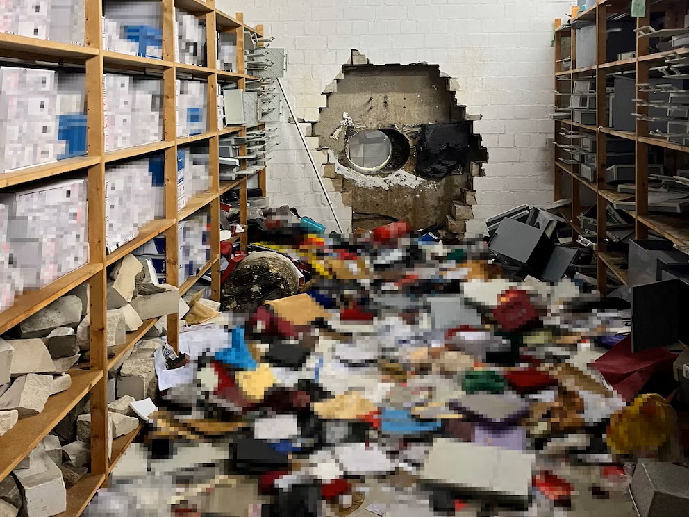 Atraco a banco aleman en navidad