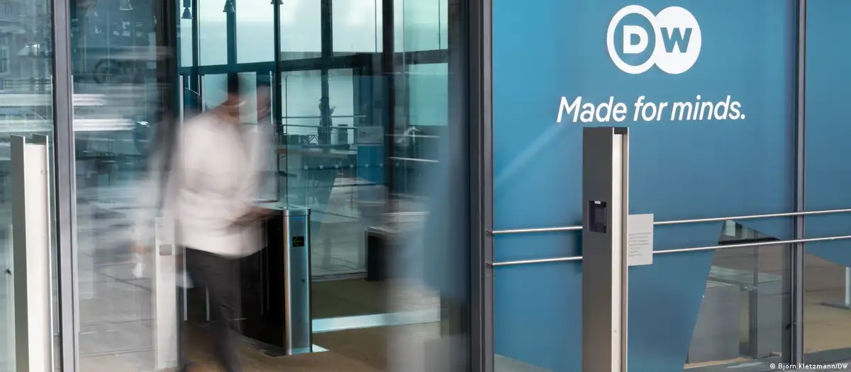 Entrada principal de DW, en Bonn, Alemia