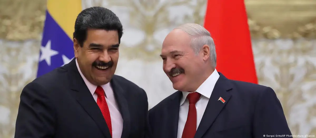 Maduro y el presidente Alexander Lukashenko, presidente bielorruso