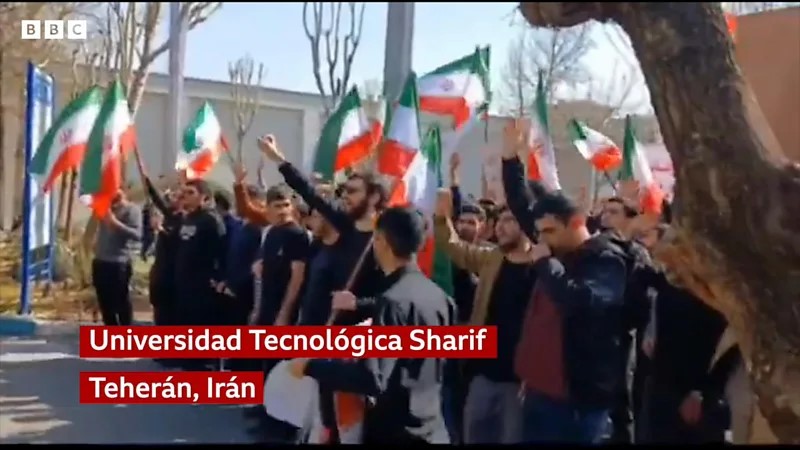 Estudiantes irranies vuelven a la calle en protestas