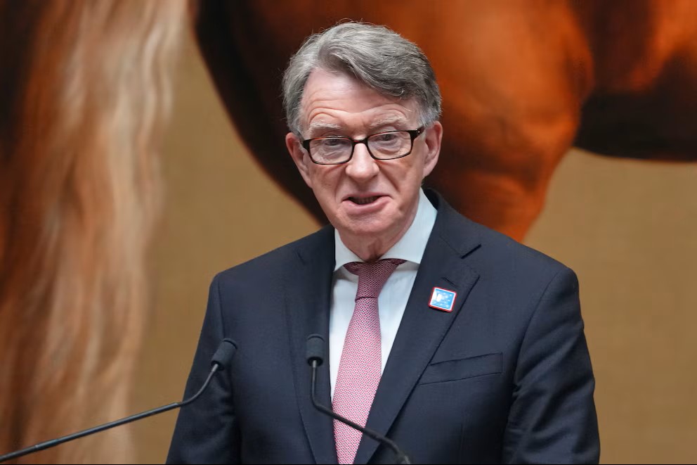 Peter Mandelson, exembajador britanico en USA