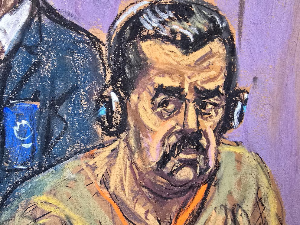 Dibujo de Maduro en Corte