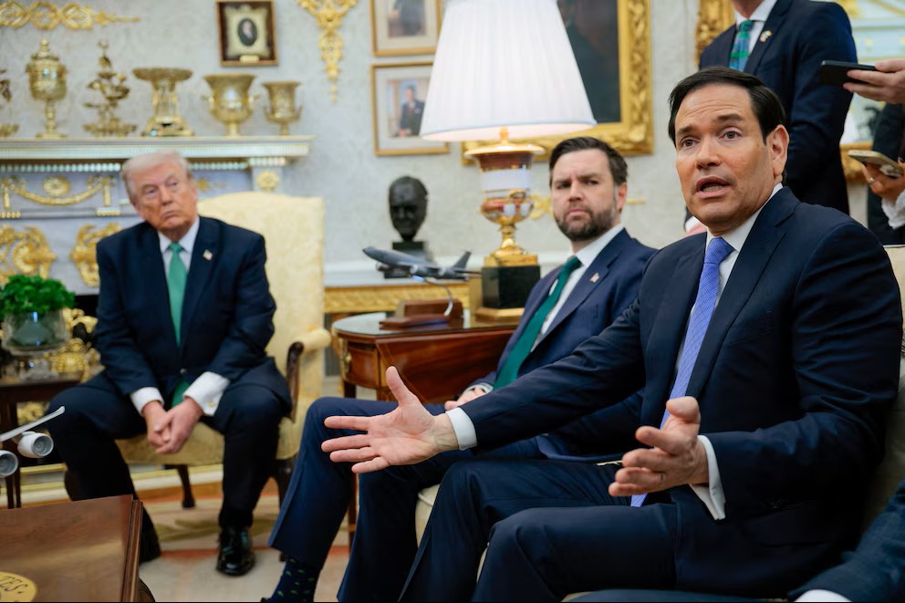 Donald Trump, vice JD Vance y Marco Rubio