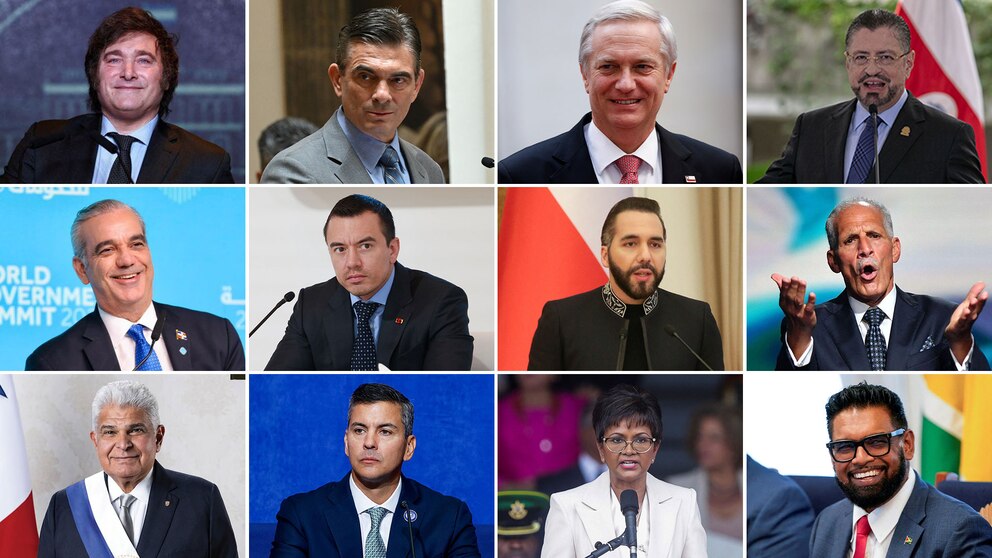 Presidentes latinos que se reuniran con Trump