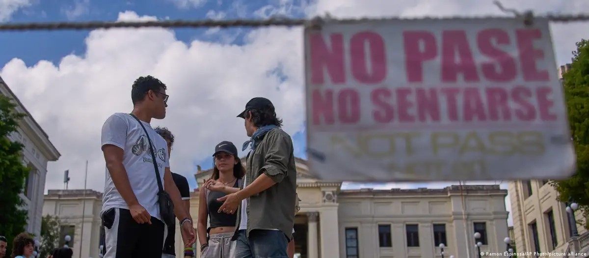 Protestas universitaria en Cuba