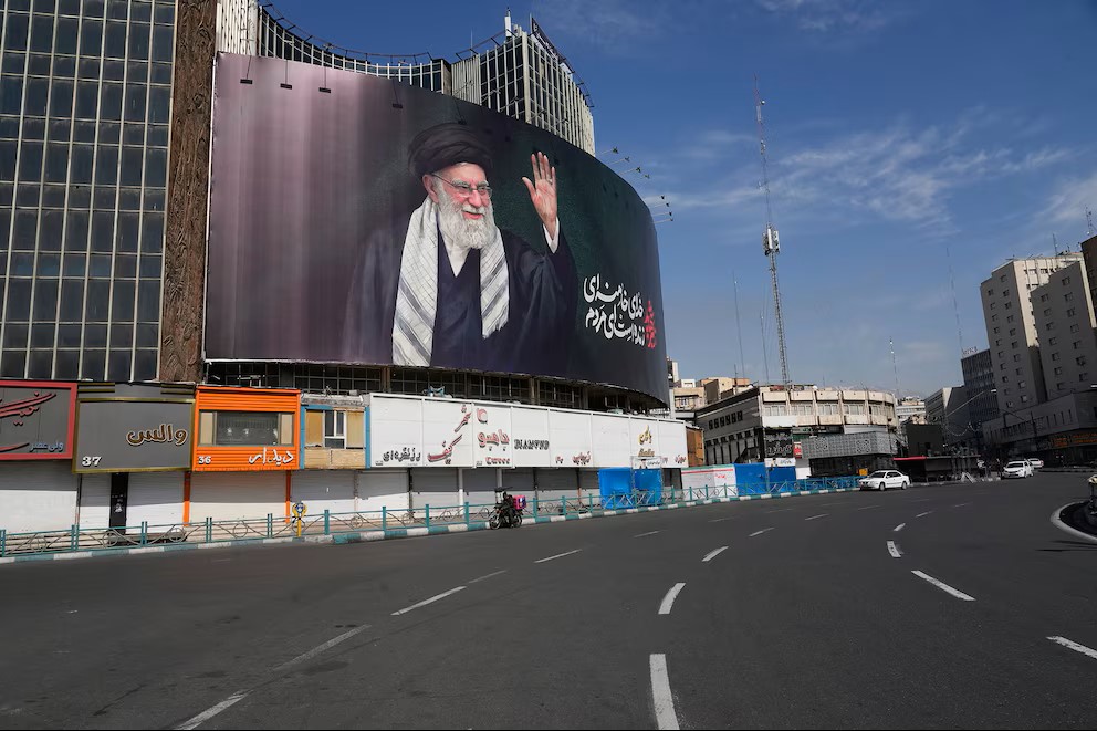 Una foto del asinado Ayatola de Iran