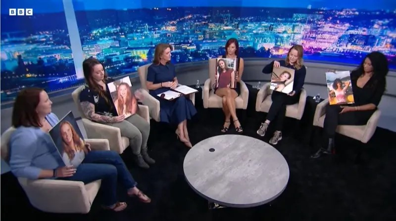 Varias victimas de Jeffrey Epstein en la BBC