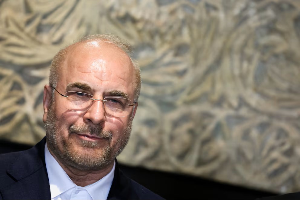 Mohama Baqer Qalibaf. presidente del Parlamento irani