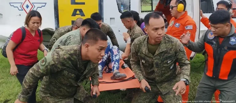 Edificio se derrumba en Filipinas y buscan a 19 personas/ Taiwán denuncia el despliegue de más de cien buques chinos durante los últimos días entre Japón y Filipinas