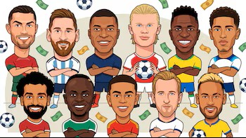 El Mundial de los millonarios: los jugadores con los mayores ingresos y contratos récord en la historia del fútbol/El saludo de cumpleaños de Antonela Roccuzzo a Lionel Messi/  La futbolista “más viral” del mundo anunció su compromiso con su nueva pareja
