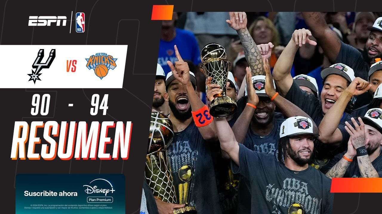 Histórico: New York Knicks remontó otro épico partido ante San Antonio Spurs y salió campeón de la NBA tras 53 años,Abinader celebra el campeonato/ En Fútbol: Brasil y Marruecos empataron 1-1