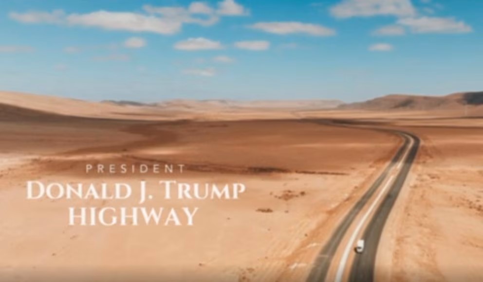 Carretera presidente Donaldo Trump en Marruecos