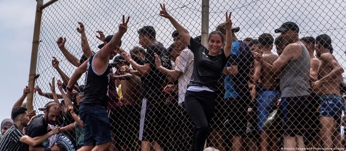 Crisis migratoria en Ceuta, España