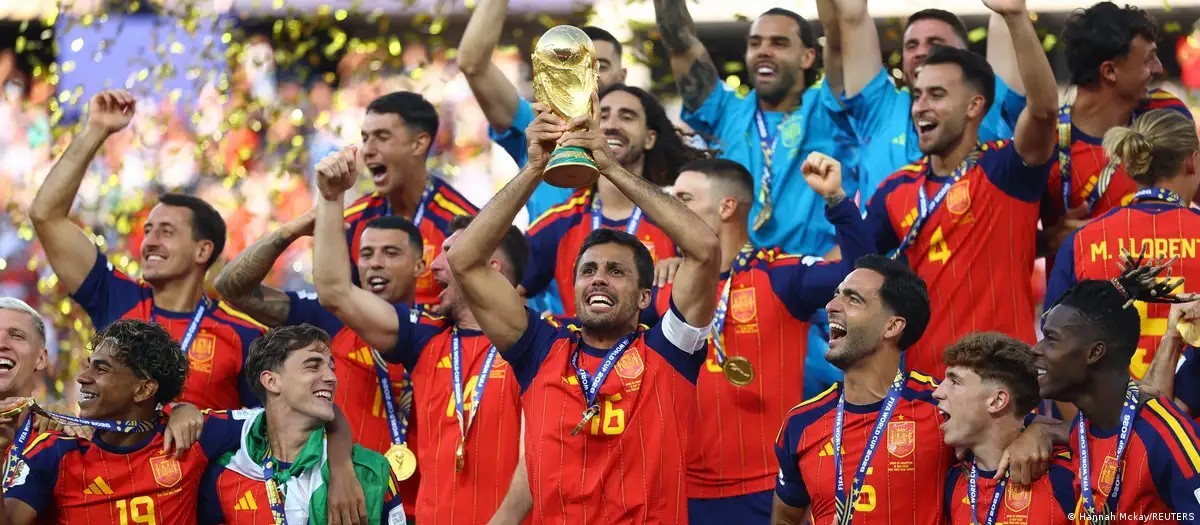 España gana la copa de futbol