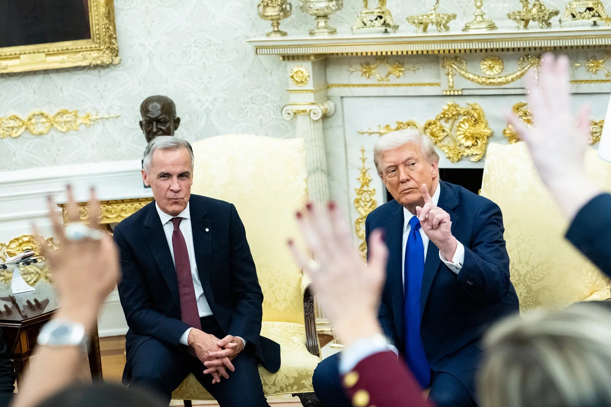 Trump y Carney, primer ministro de Canada