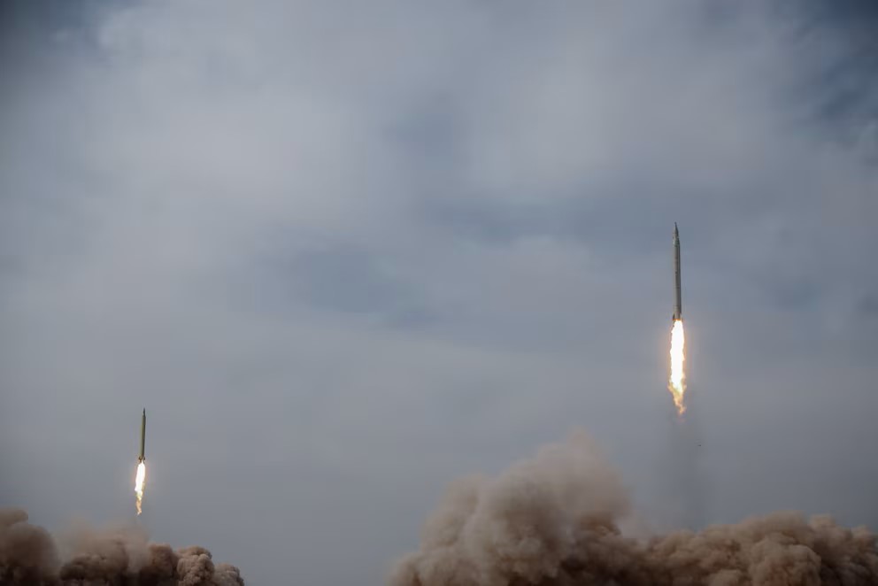 Un lanzamiento de un misil de largo alcance de Iran
