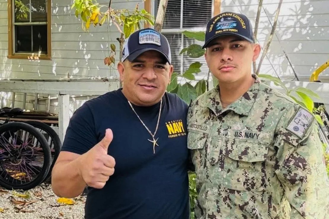 Luis Manuel Aviles, detenido mientras esperaba a su hijo de la marina USA