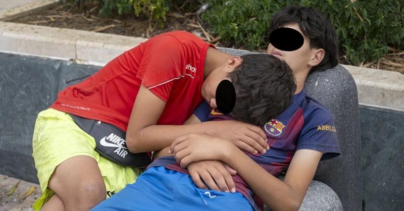Niños que llegaron solos de Marruecos a España