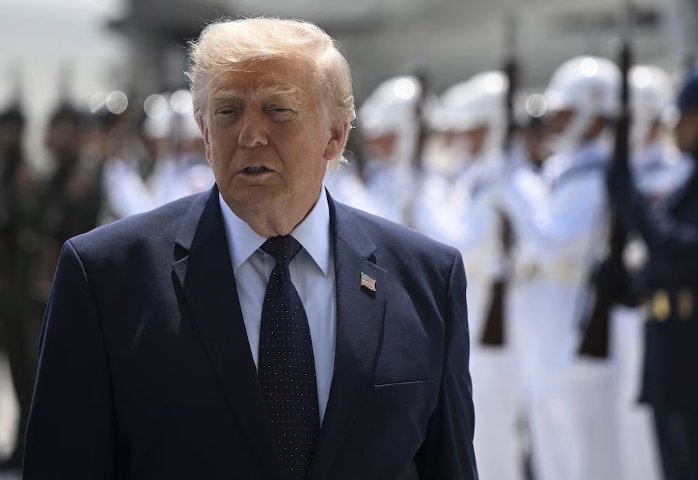 Trump a su llegada de la Otan