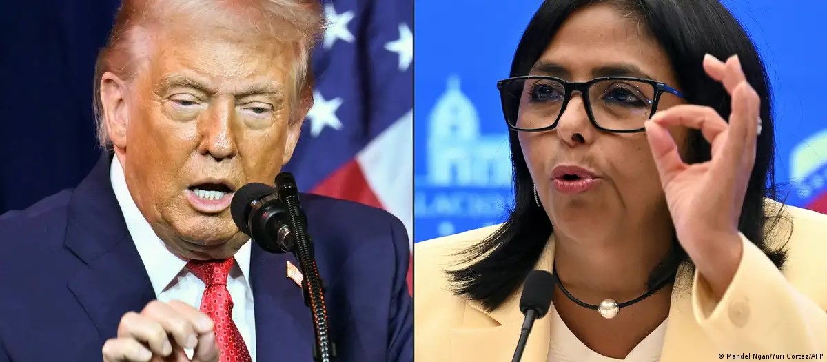 Trump y Delcy Rodriguez