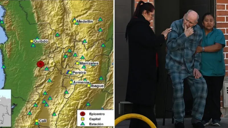 terremoto de 7,4 sacude a Colombia