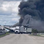 Un avión de carga se estrelló en el Aeropuerto Internacional de Miami, al menos 5 muertos