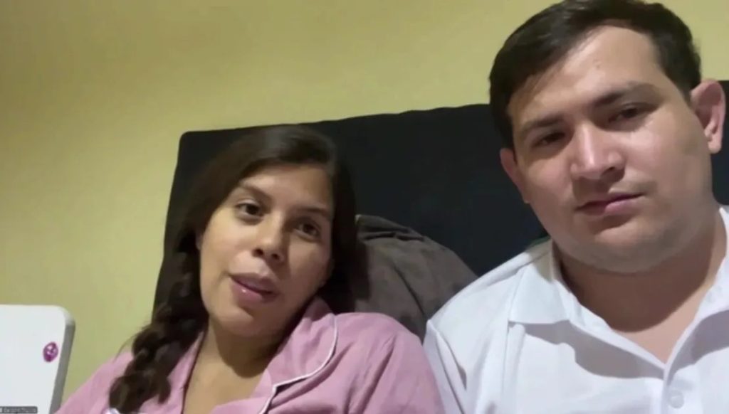 Dayana y su esposo Gerson