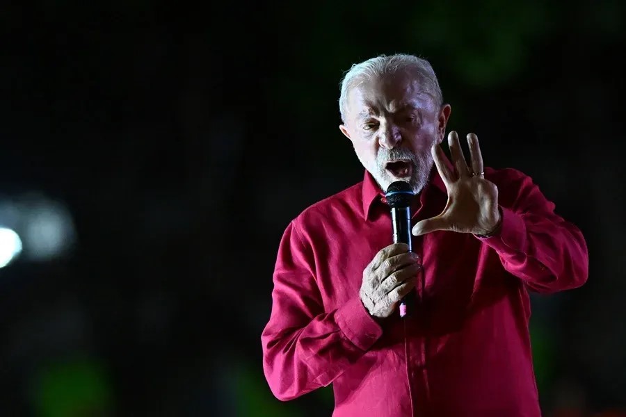 El presidente de Brasil Lula Da Silva