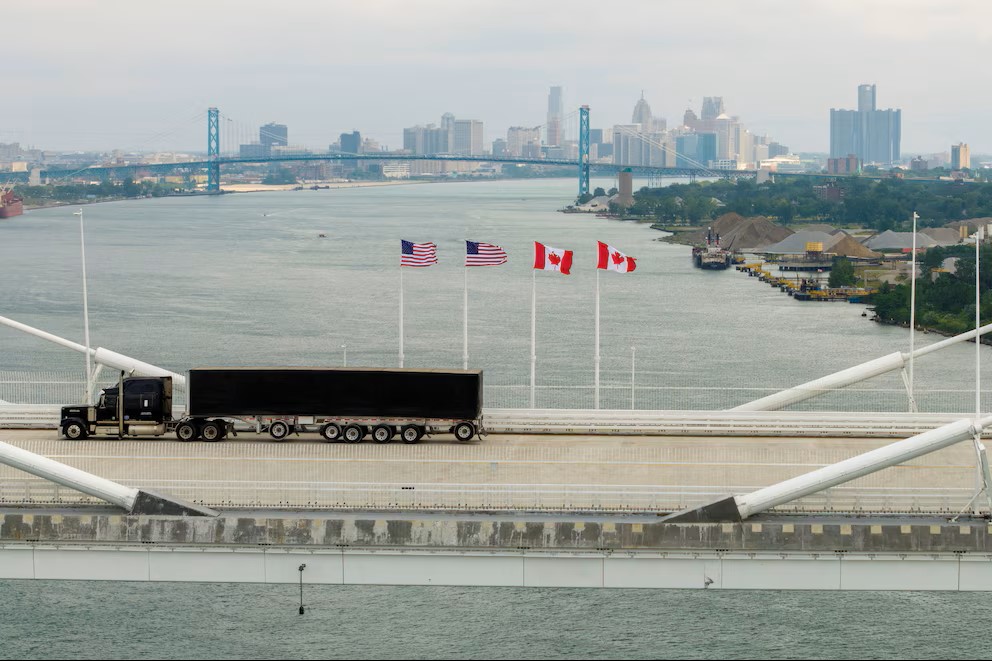 Imagen de la frontera USA-Canada