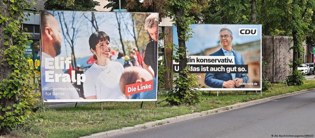 Izquierda aventaja a la derecha en Berlin, Alemania