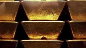Lingotes de oro que son sacados de EEUU