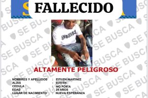 Otro mas que cae abatido por policia en RD