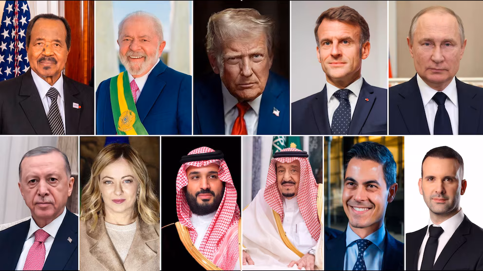 Edades de los lideres del mundo